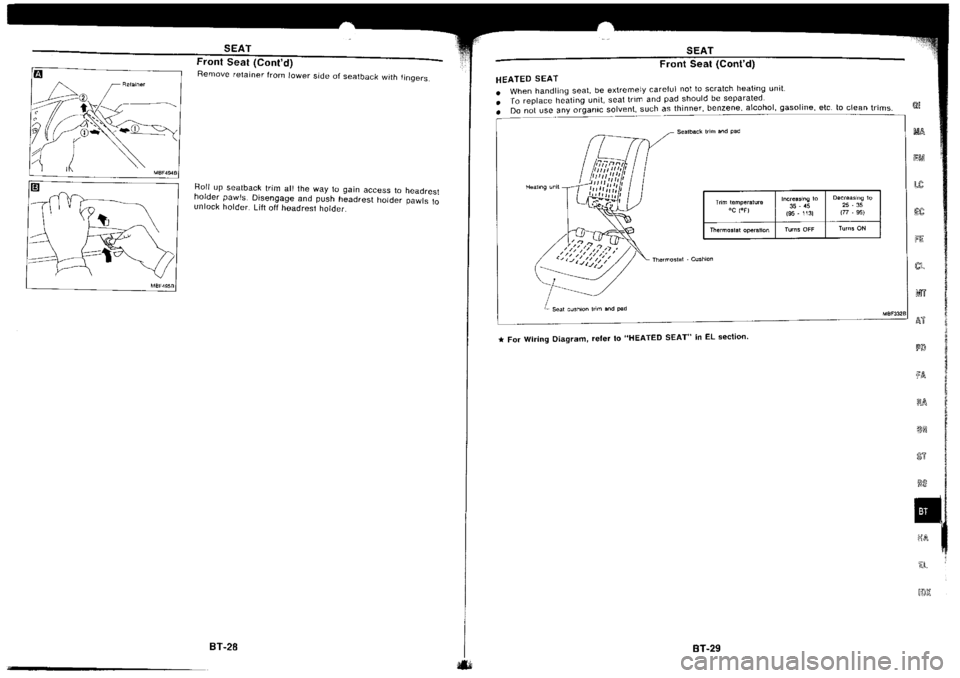NISSAN SILVIA 1994 Service Repair Manual NISSAN SILVIA 1994 Service Repair Manual