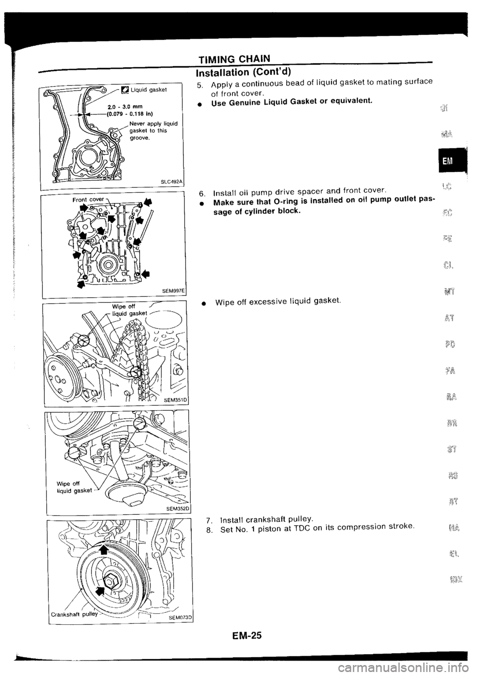 NISSAN SILVIA 1994  Service Workshop Manual 