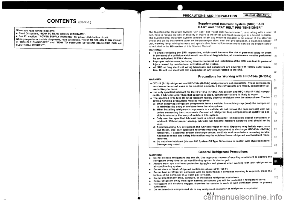 NISSAN SILVIA 1994  Service Repair Manual 