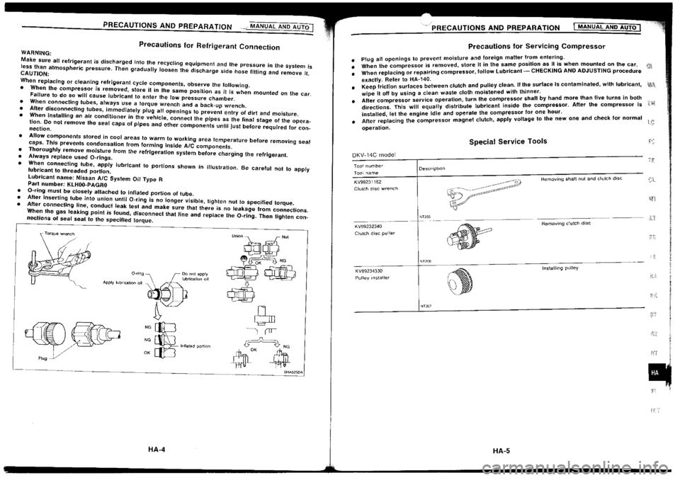 NISSAN SILVIA 1994  Service Repair Manual 