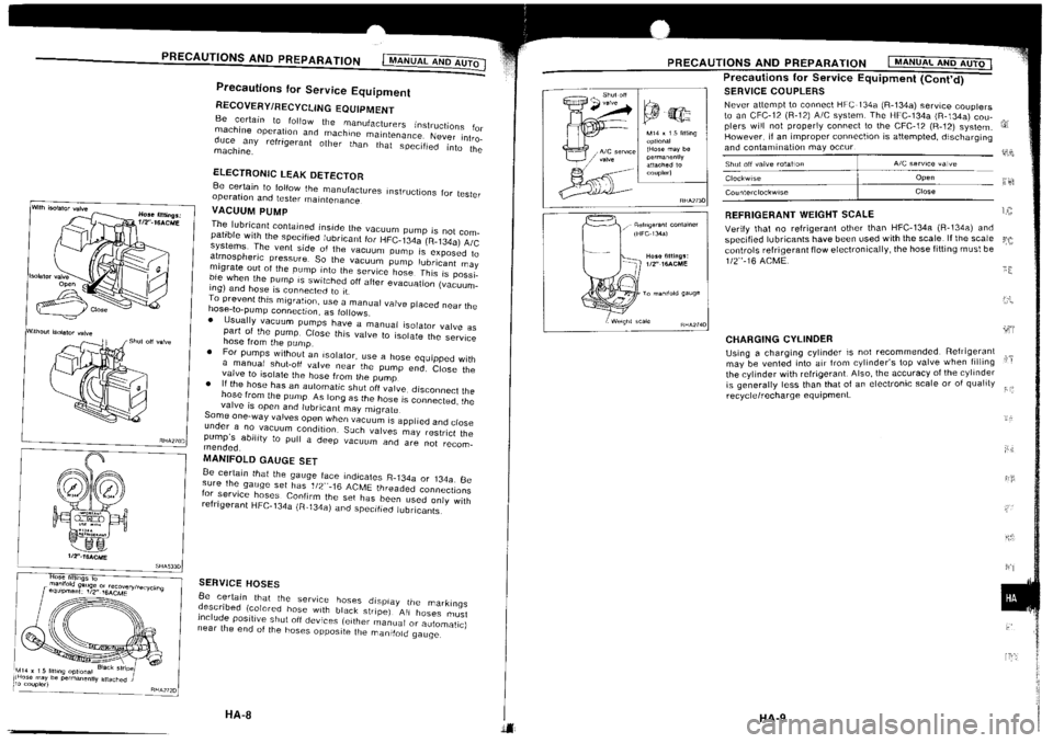 NISSAN SILVIA 1994  Service Repair Manual 