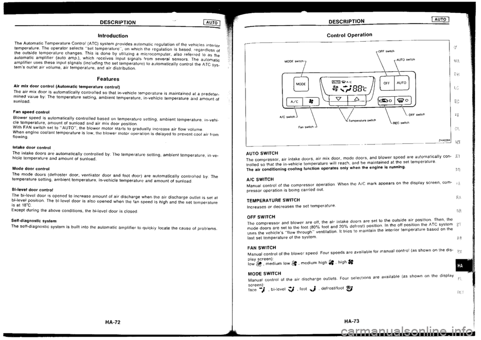 NISSAN SILVIA 1994  Service Repair Manual 