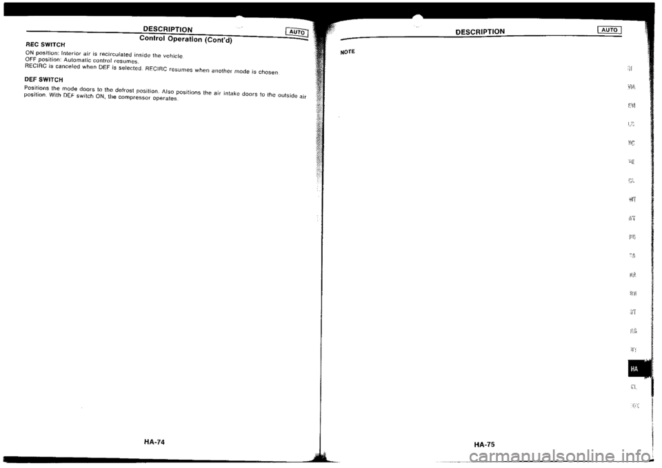 NISSAN SILVIA 1994  Service Repair Manual 