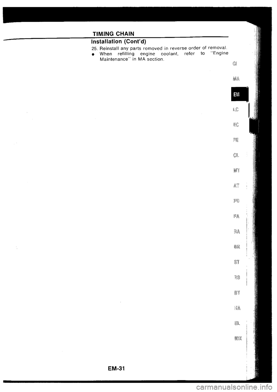 NISSAN SILVIA 1994  Service Manual PDF 