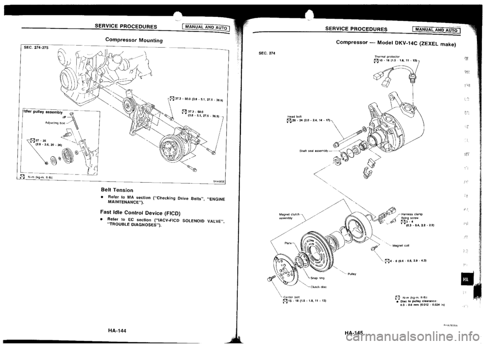 NISSAN SILVIA 1994  Service Repair Manual 