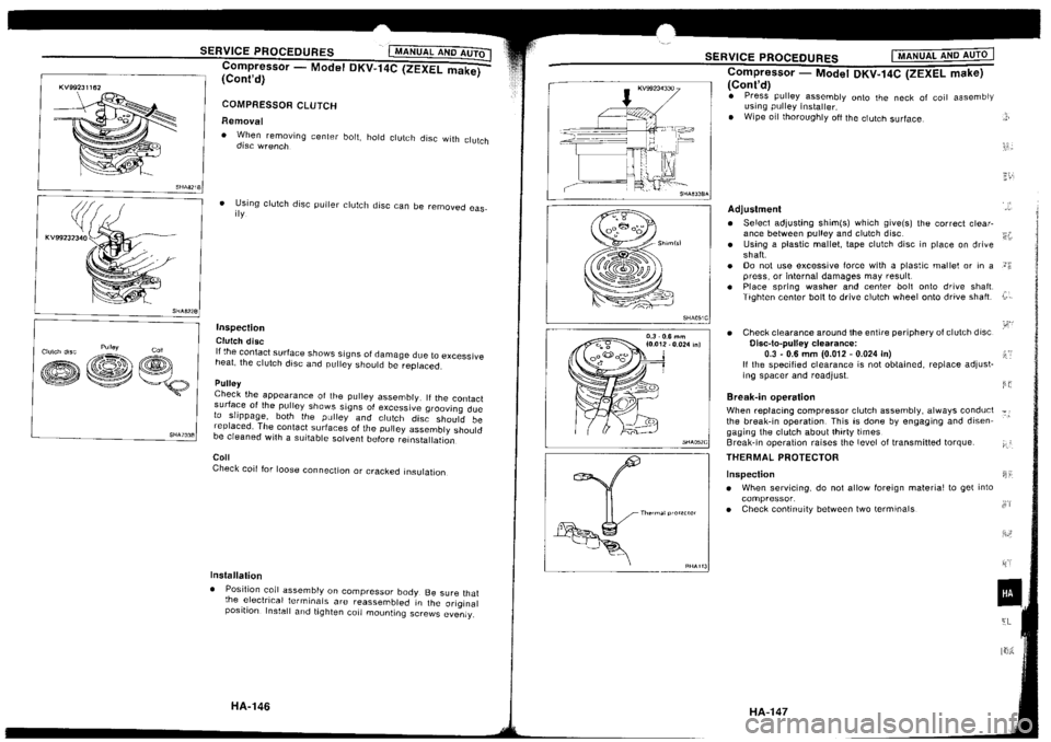 NISSAN SILVIA 1994  Service Repair Manual 
