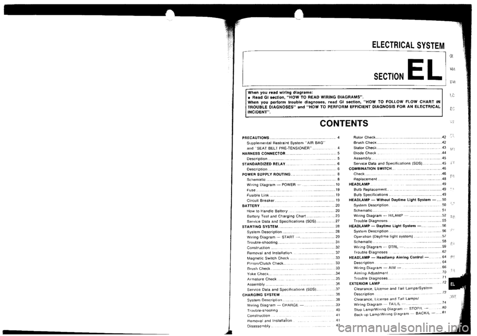 NISSAN SILVIA 1994  Service Repair Manual 