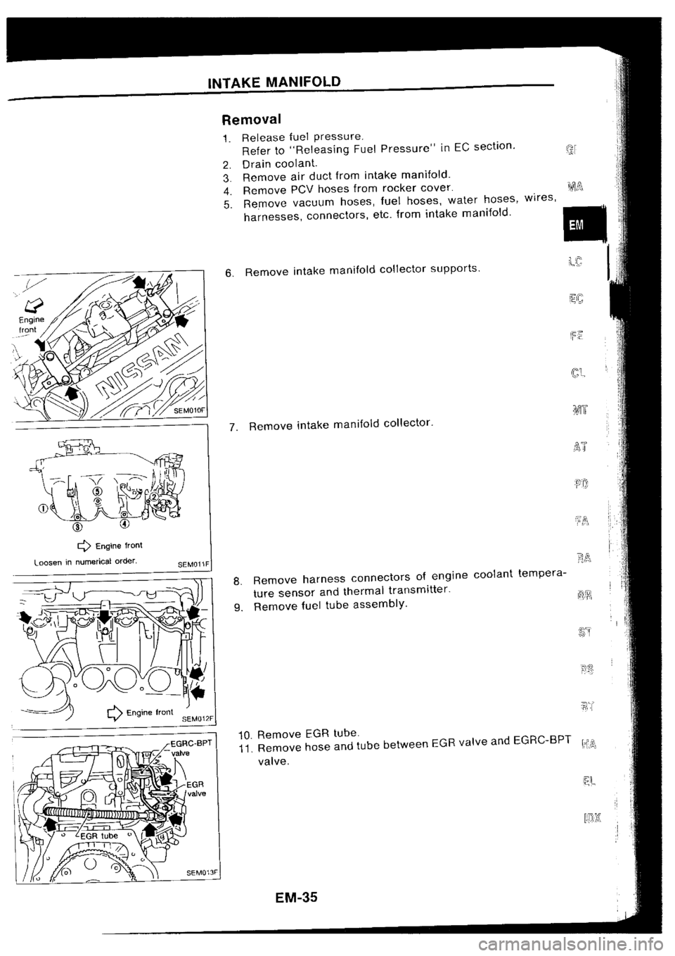 NISSAN SILVIA 1994  Service Manual PDF 