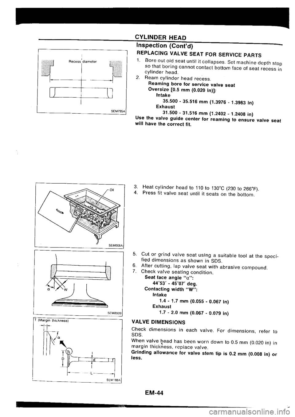 NISSAN SILVIA 1994 Service Manual PDF NISSAN SILVIA 1994 Service Manual PDF