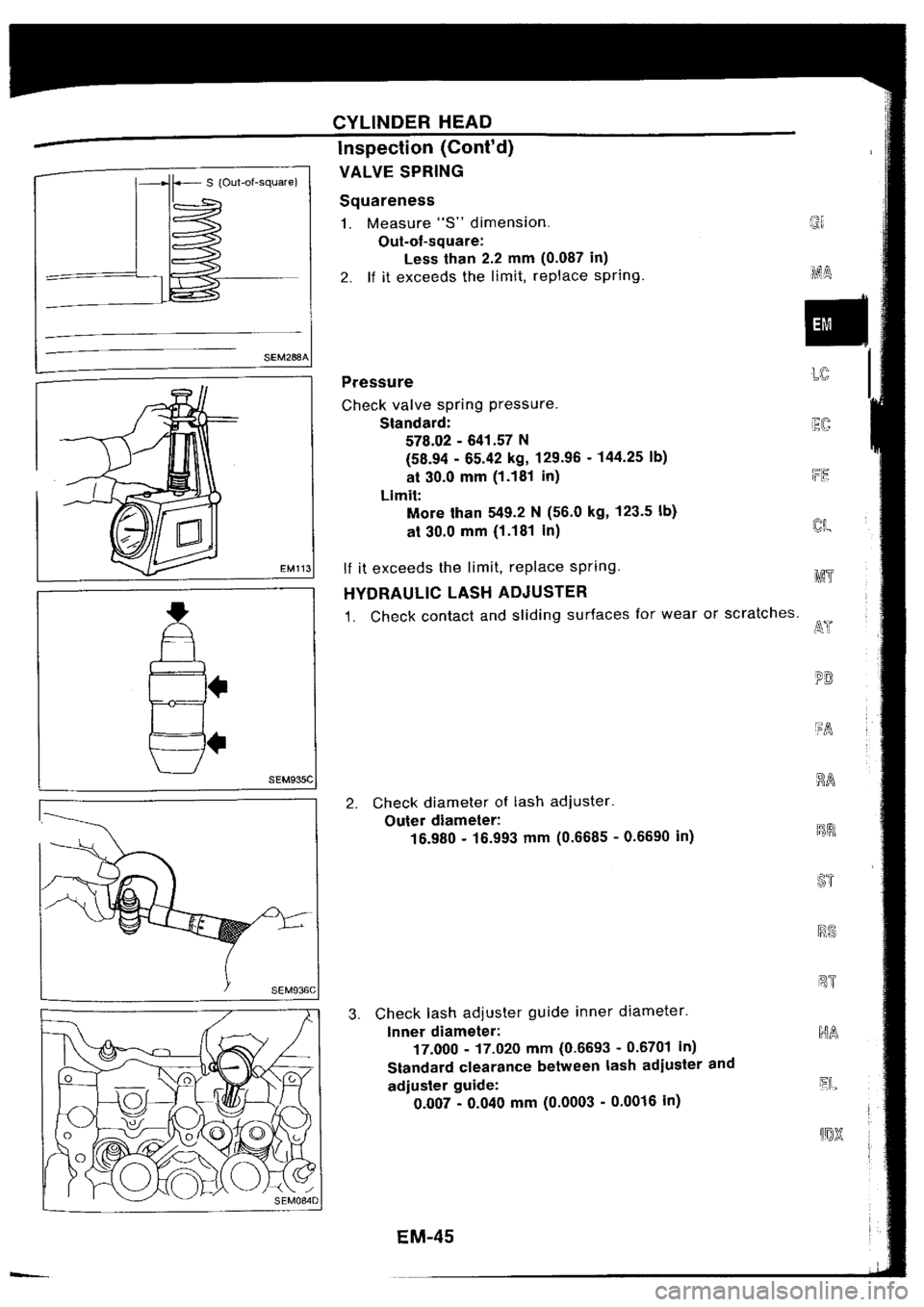 NISSAN SILVIA 1994 Service Manual PDF NISSAN SILVIA 1994 Service Manual PDF