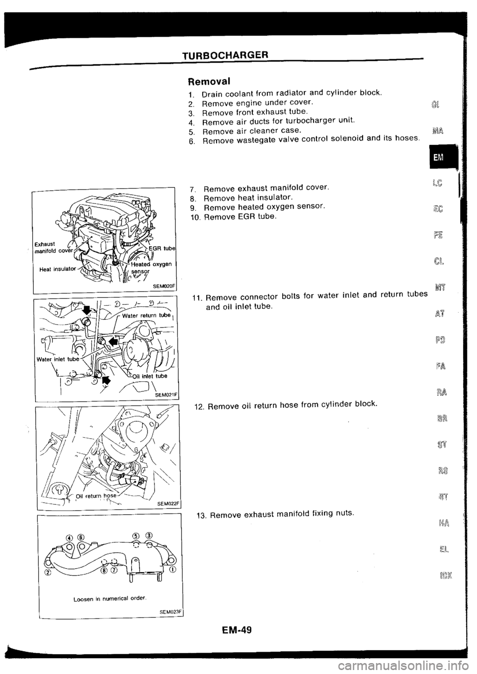 NISSAN SILVIA 1994  Service Manual Online 