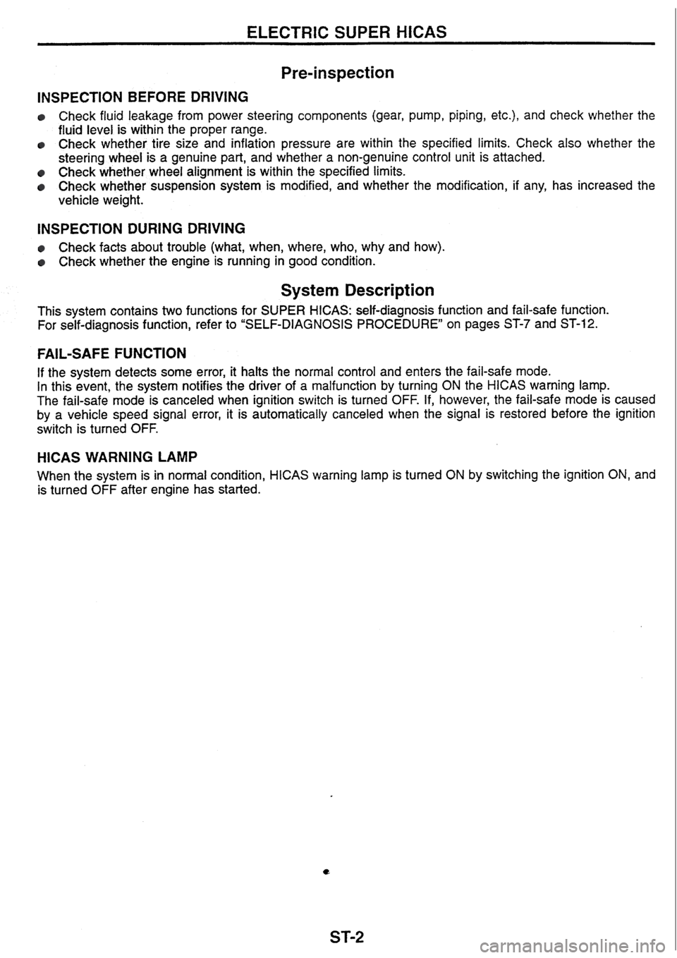 NISSAN SKYLINE 1994 Service Repair Manual NISSAN SKYLINE 1994 Service Repair Manual