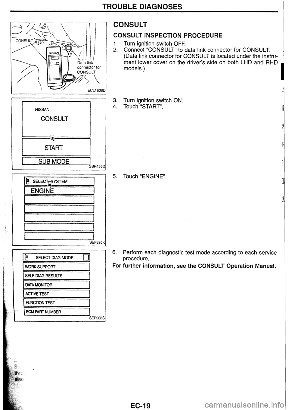 NISSAN SKYLINE 1994  Service Owners Manual 