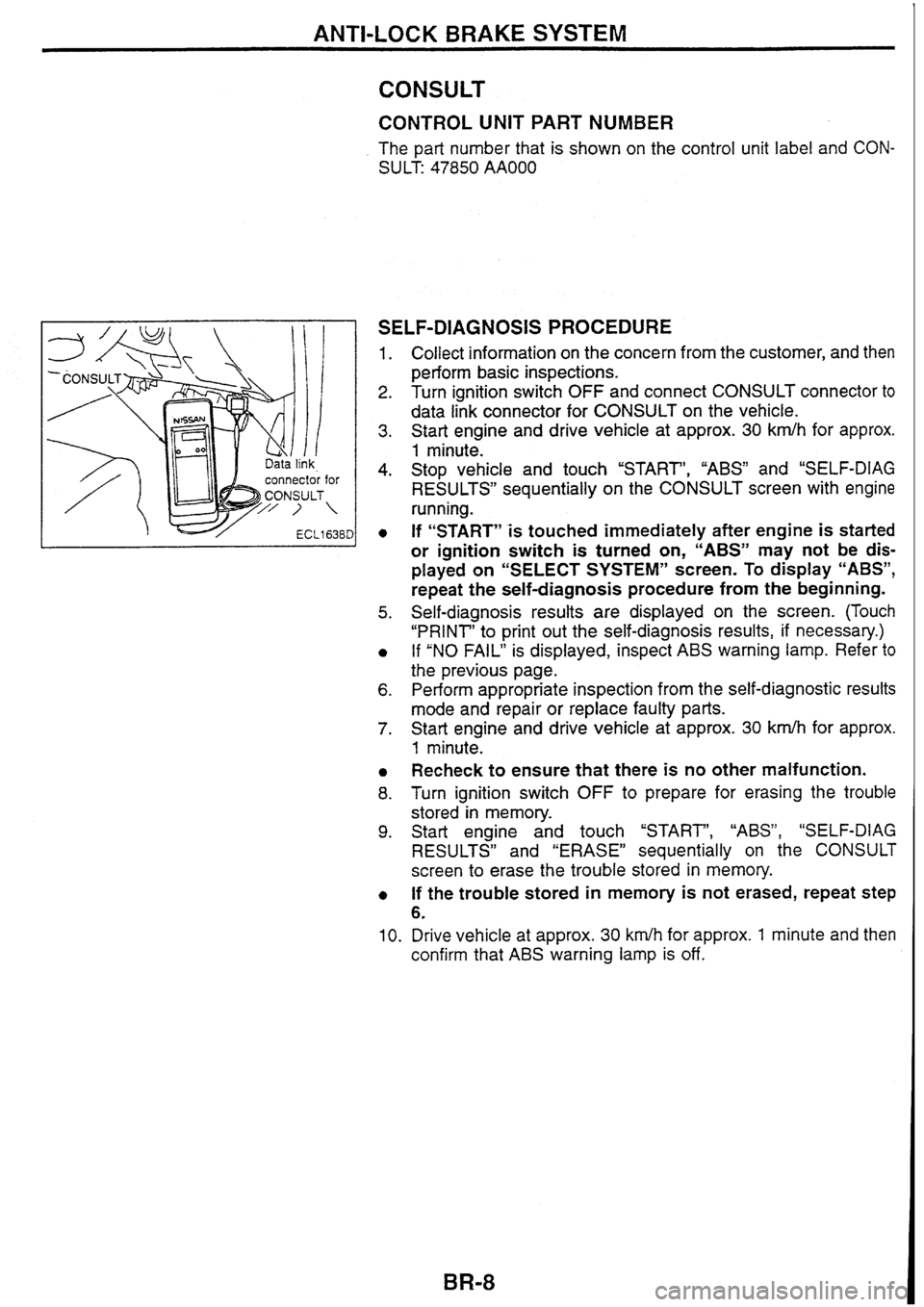 NISSAN SKYLINE 1994  Service Manual Online 