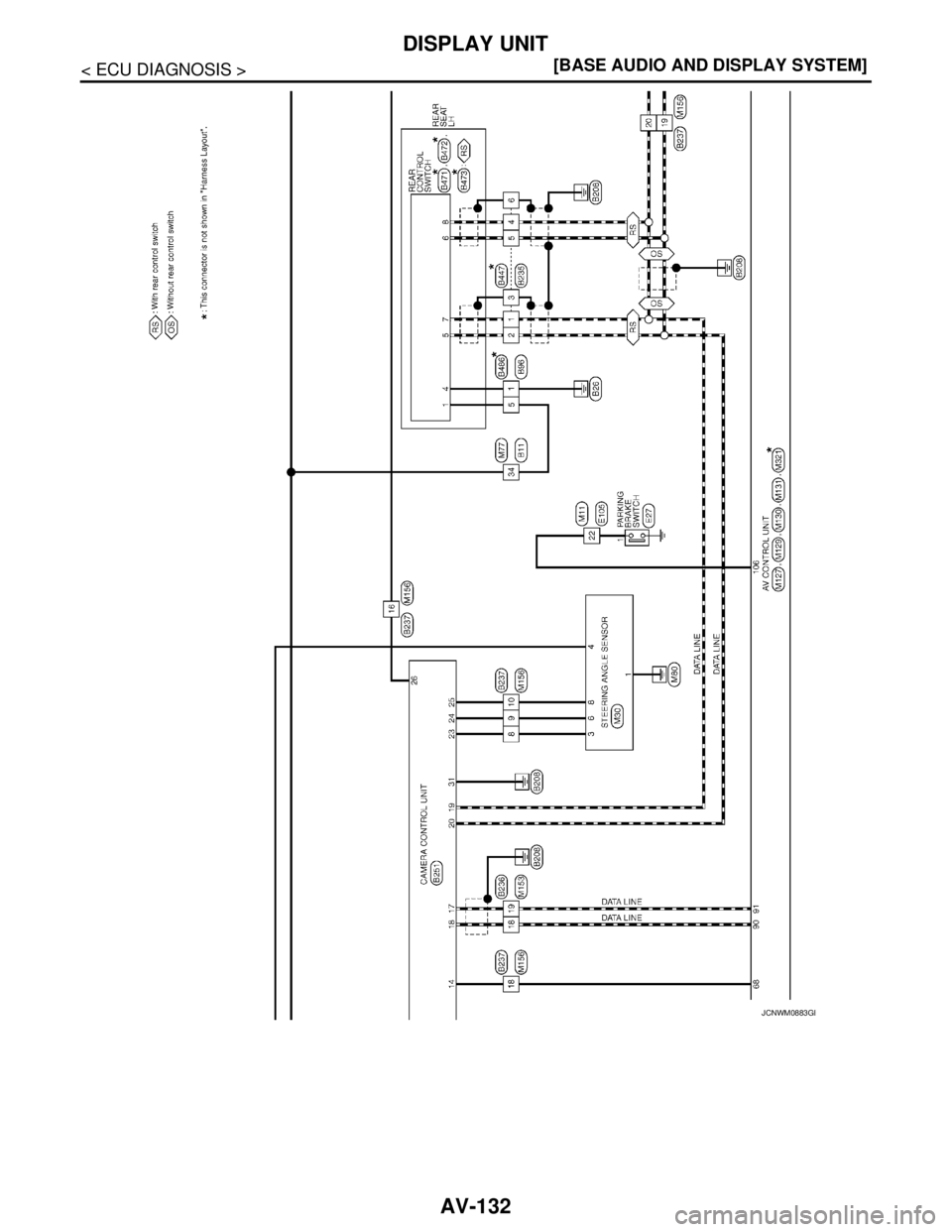 NISSAN TEANA 2008  Service Manual AV-132
< ECU DIAGNOSIS >[BASE AUDIO AND DISPLAY SYSTEM]
DISPLAY UNIT
JCNWM0883GB 