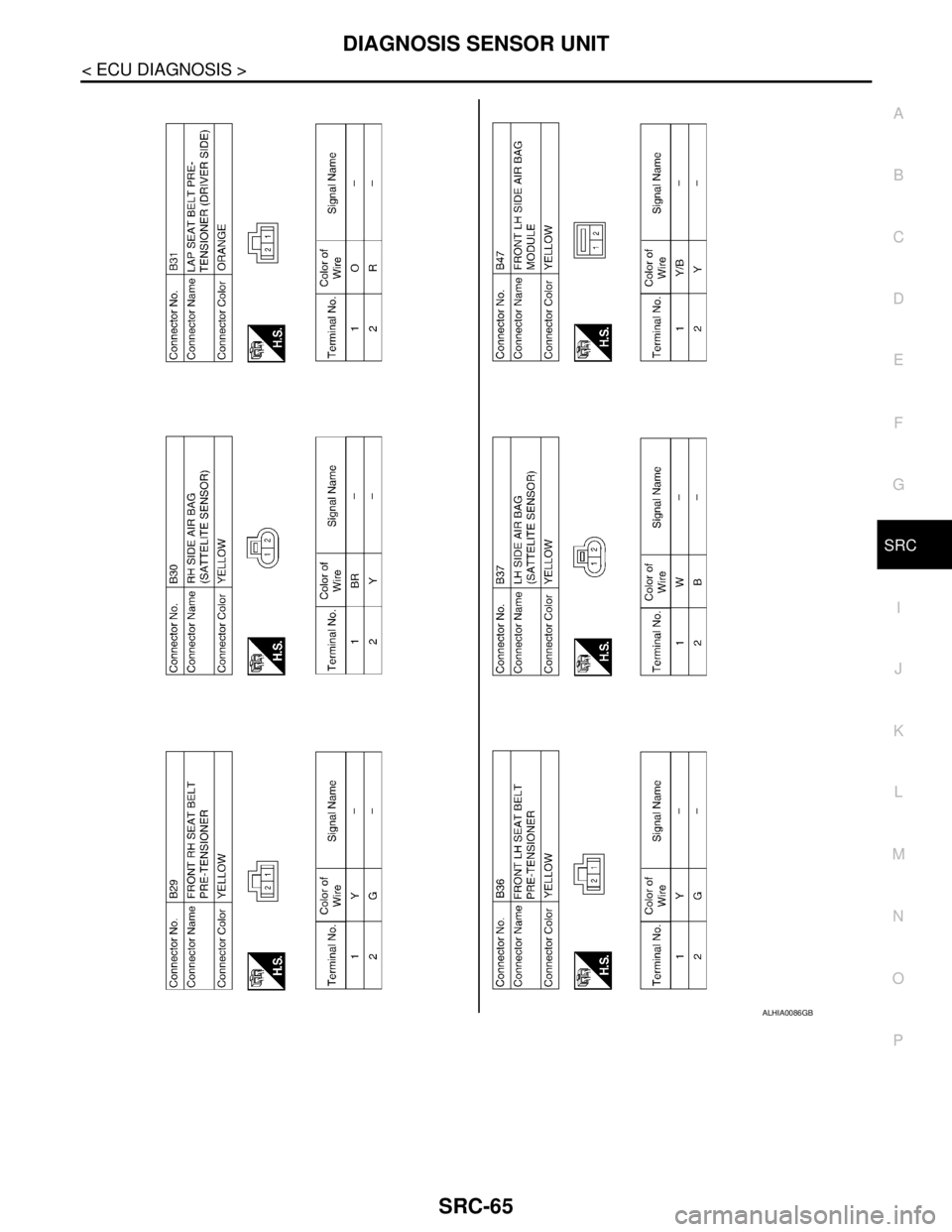 NISSAN TIIDA 2007 Service Repair Manual DIAGNOSIS SENSOR UNIT
SRC-65
< ECU DIAGNOSIS >
C
D
E
F
G
I
J
K
L
MA
B
SRC
N
O
P
ALHIA0086GB NISSAN TIIDA 2007 Service Repair Manual DIAGNOSIS SENSOR UNIT
SRC-65
< ECU DIAGNOSIS >
C
D
E
F
G
I
J
K
L
MA
B
SRC
N
O
P
ALHIA0086GB