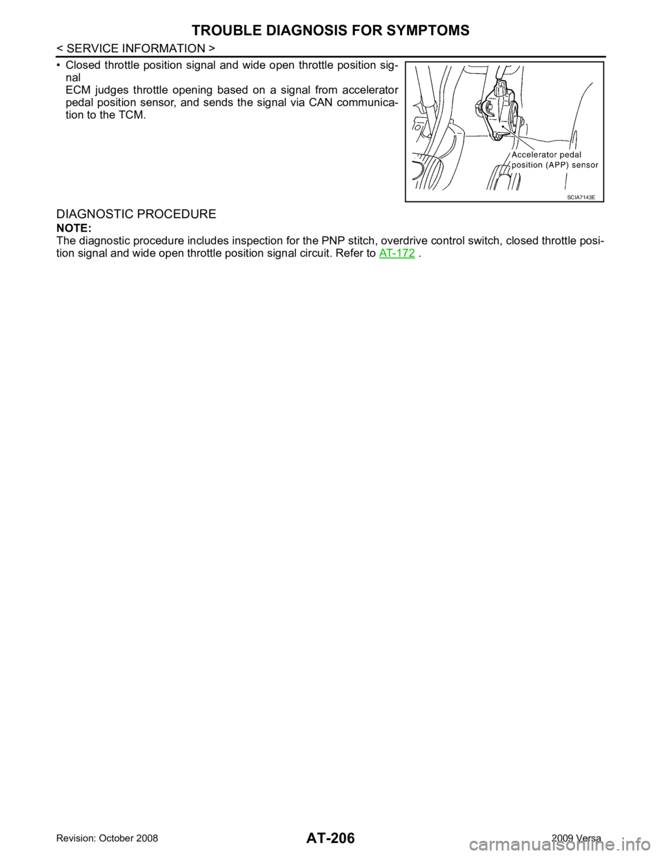 NISSAN TIIDA 2009  Service Repair Manual  . 