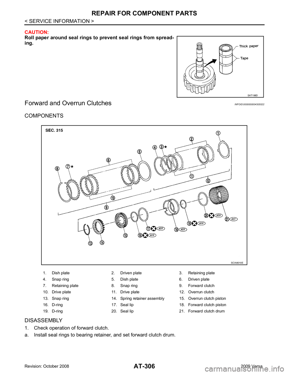NISSAN TIIDA 2009  Service Repair Manual 