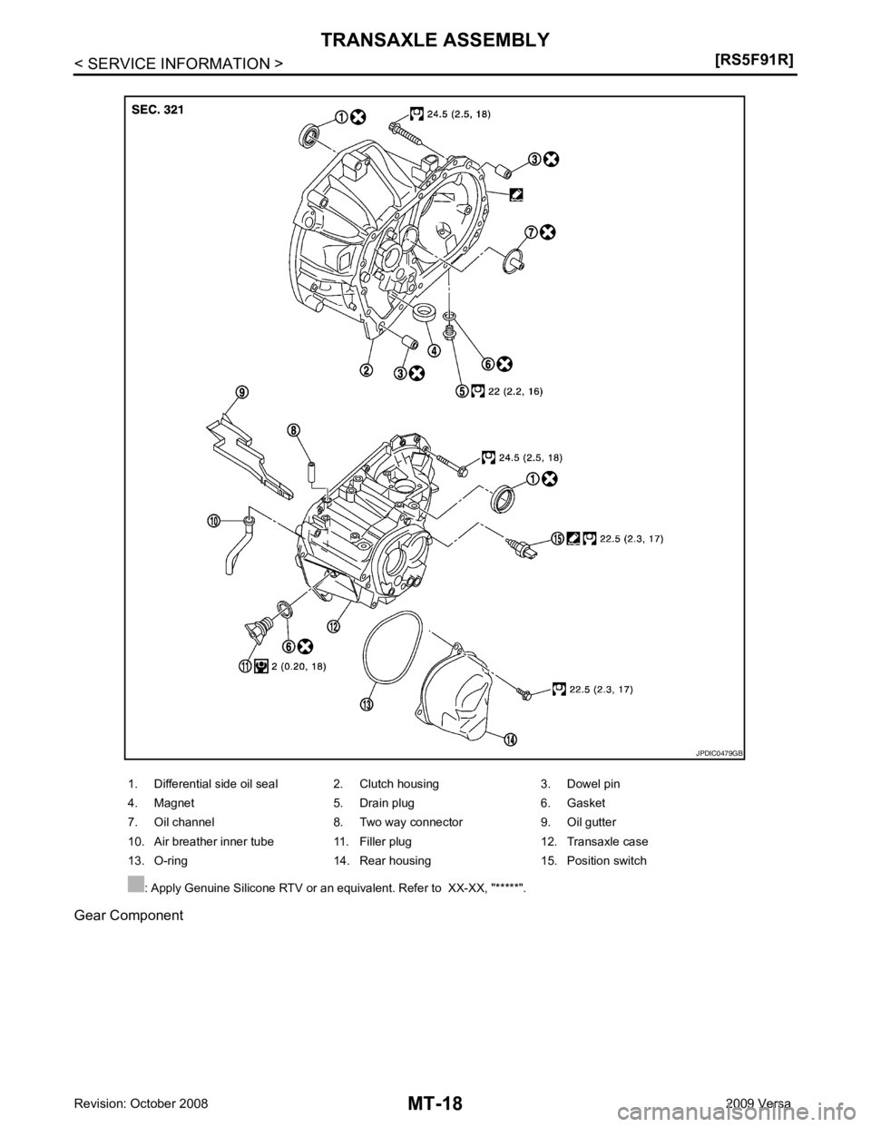 NISSAN TIIDA 2009  Service Repair Manual 