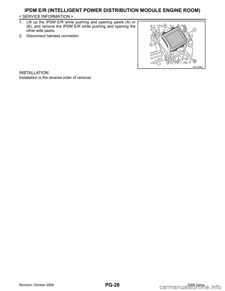 NISSAN TIIDA 2009  Service Repair Manual 