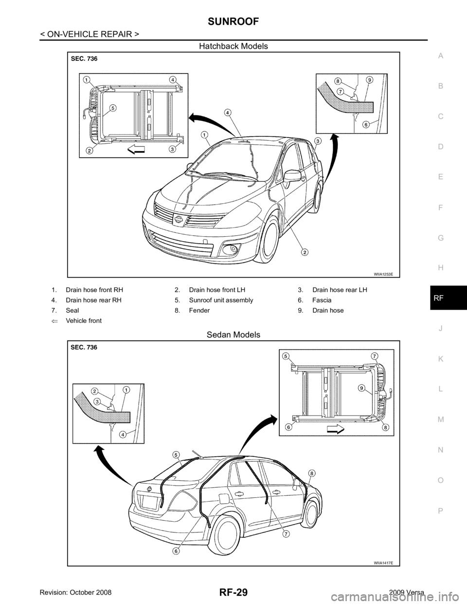 NISSAN TIIDA 2009 Service Repair Manual RF
N
O P
Hatchback Models
Sedan Models NISSAN TIIDA 2009 Service Repair Manual RF
N
O P
Hatchback Models
Sedan Models