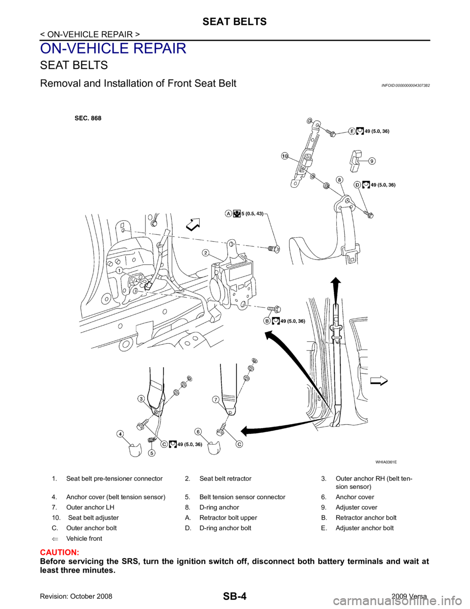 NISSAN TIIDA 2009 Service Repair Manual NISSAN TIIDA 2009 Service Repair Manual