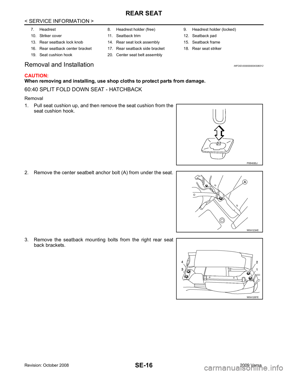 NISSAN TIIDA 2009 Service Repair Manual WIIA1287E NISSAN TIIDA 2009 Service Repair Manual WIIA1287E