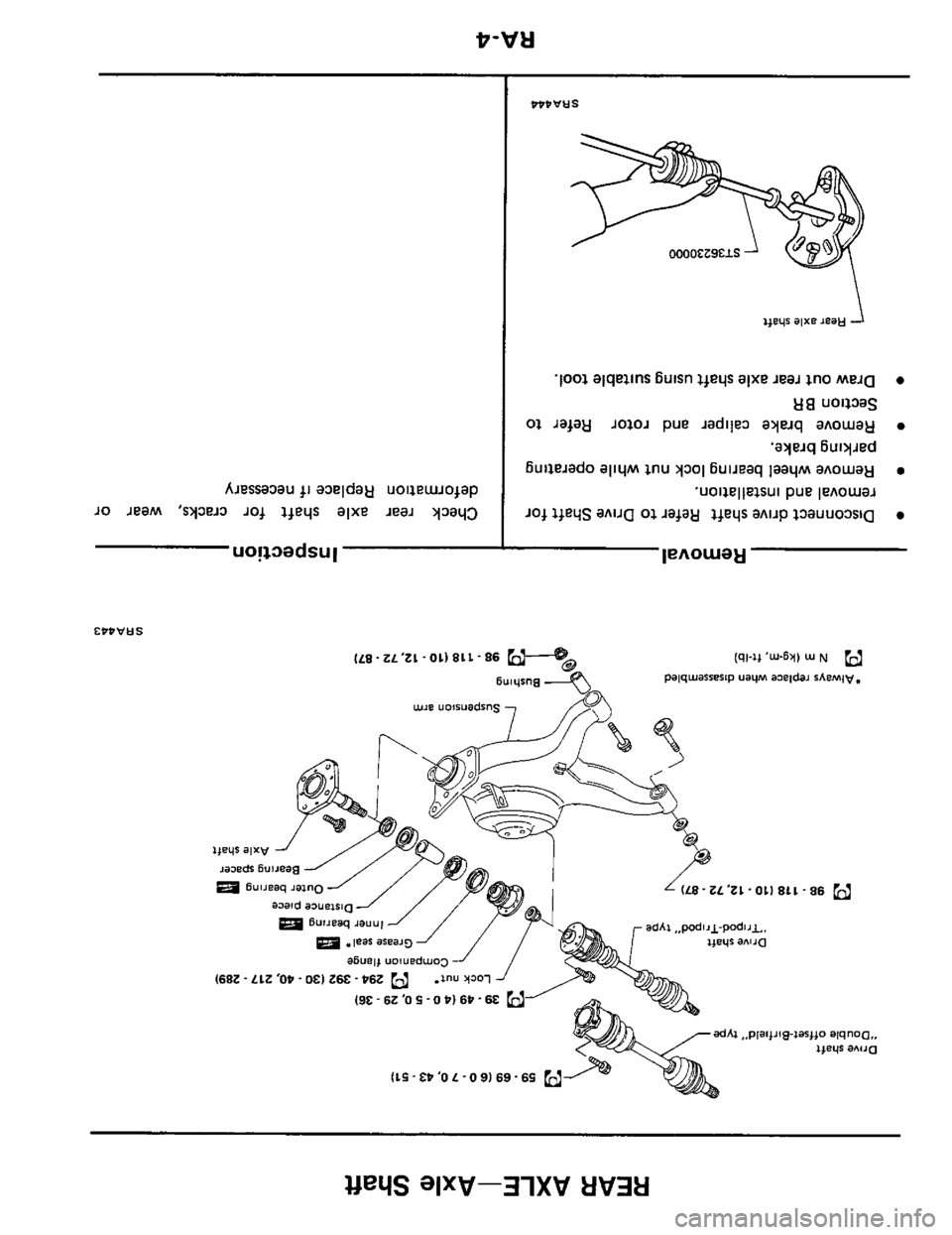 NISSAN 300ZX 1984 Z31 Rear Suspension Workshop Manual cwvtls  