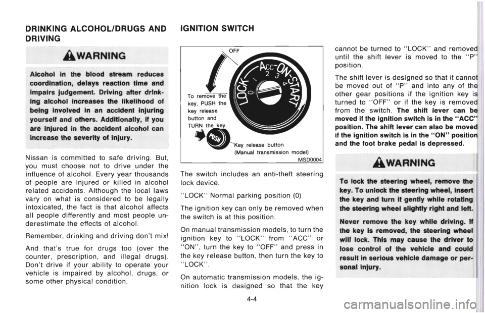 NISSAN 300ZX 1996 Owners Manual NISSAN 300ZX 1996 Owners Manual