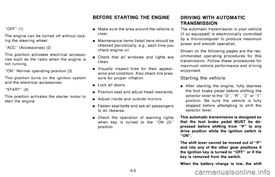 NISSAN 300ZX 1996 Owners Manual NISSAN 300ZX 1996 Owners Manual
