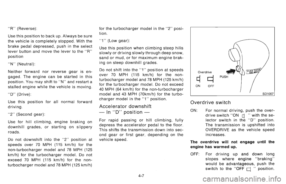 NISSAN 300ZX 1996 Owners Manual NISSAN 300ZX 1996 Owners Manual