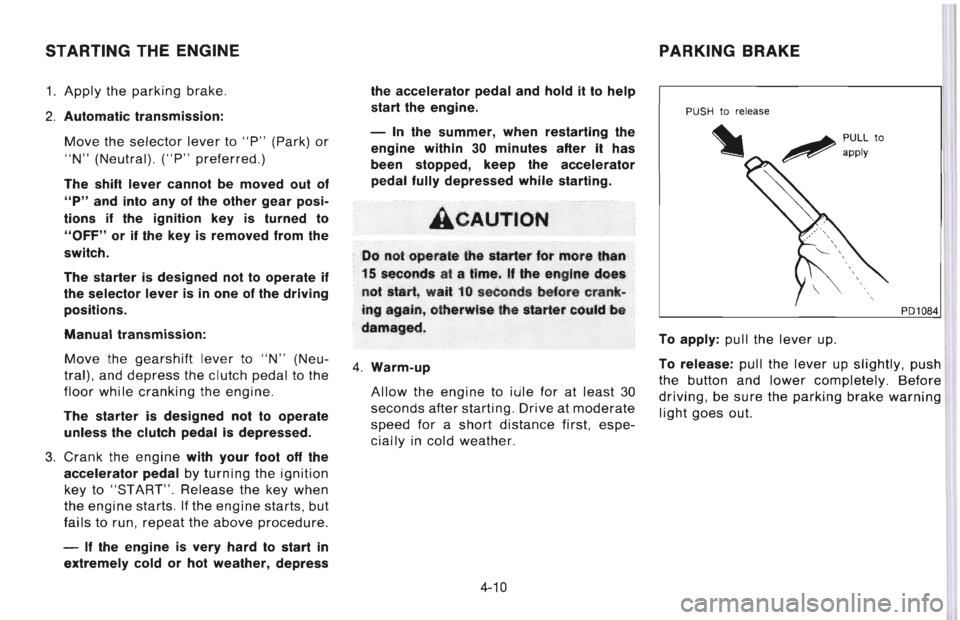 NISSAN 300ZX 1996 Owners Manual NISSAN 300ZX 1996 Owners Manual