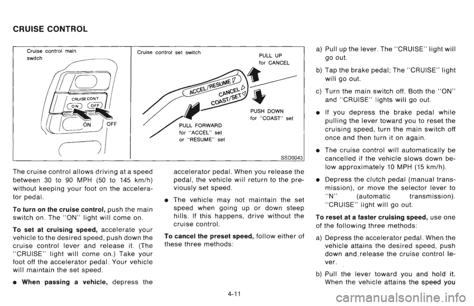 NISSAN 300ZX 1996 Owners Manual NISSAN 300ZX 1996 Owners Manual
