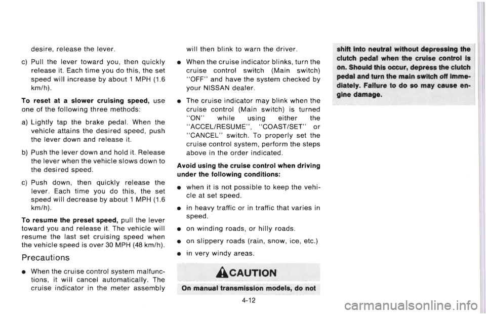 NISSAN 300ZX 1996 Owners Manual NISSAN 300ZX 1996 Owners Manual