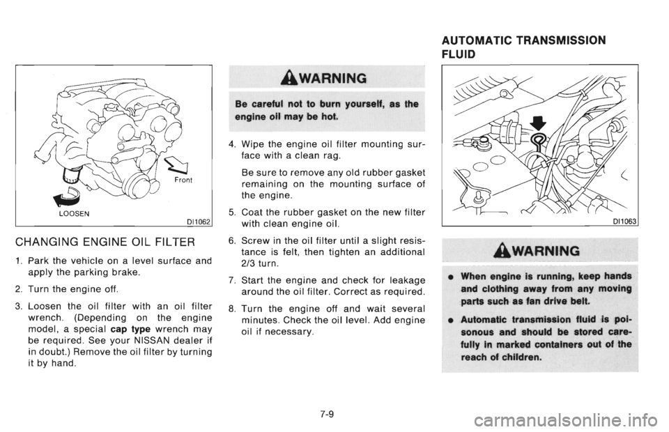 NISSAN 300ZX 1996 Owners Manual NISSAN 300ZX 1996 Owners Manual