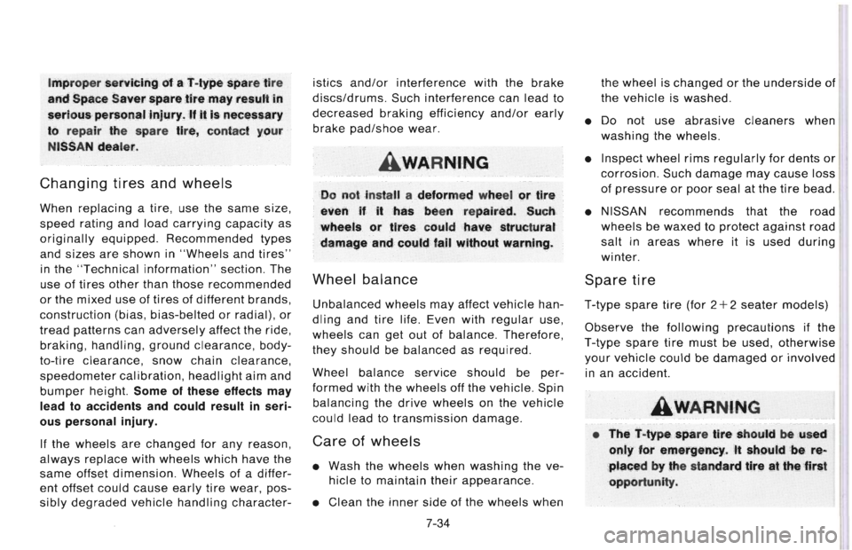 NISSAN 300ZX 1996 Owners Manual NISSAN 300ZX 1996 Owners Manual