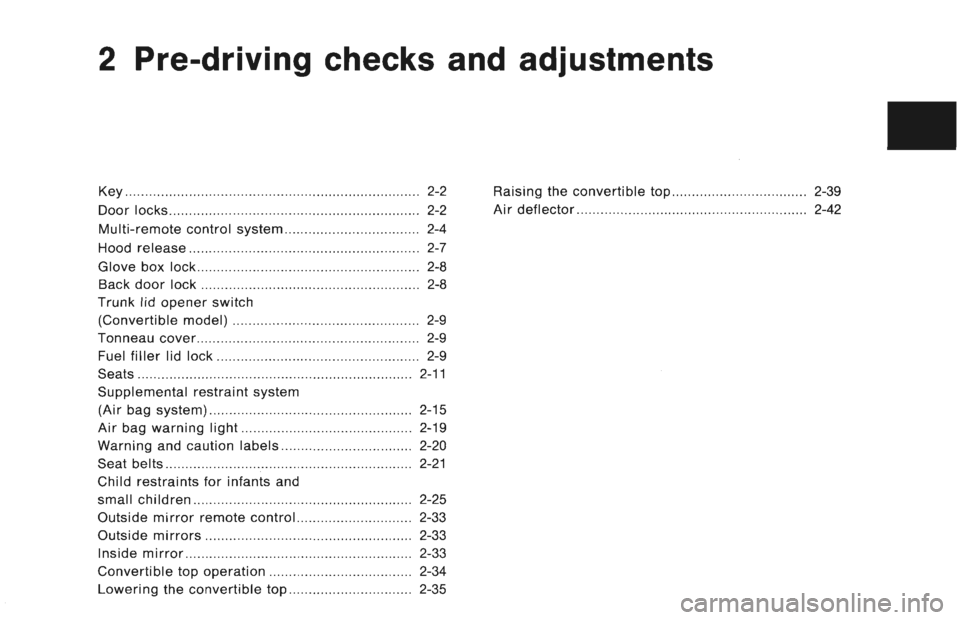 NISSAN 300ZX 1996 Owners Guide NISSAN 300ZX 1996 Owners Guide