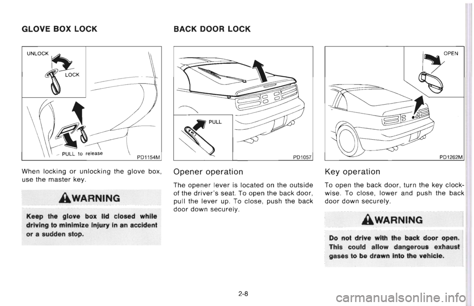 NISSAN 300ZX 1996 Owners Guide NISSAN 300ZX 1996 Owners Guide