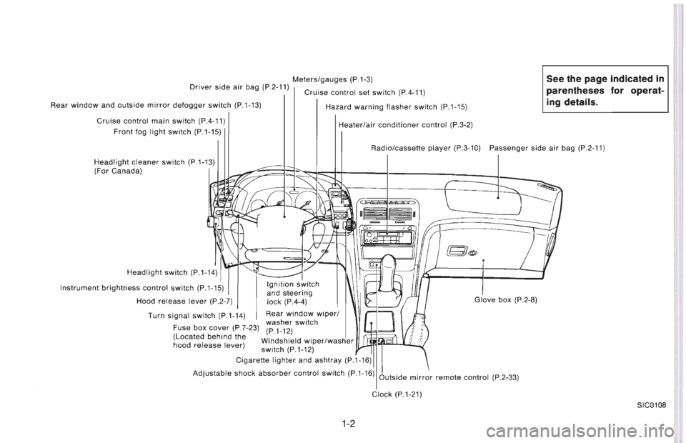 NISSAN 300ZX 1996  Owners Manual 