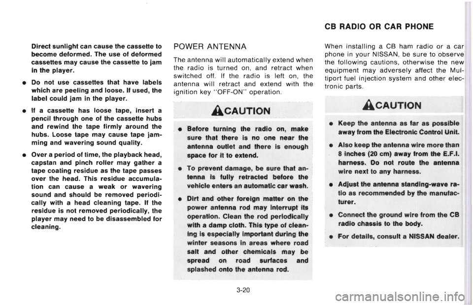 NISSAN 300ZX 1996 Owners Manual NISSAN 300ZX 1996 Owners Manual