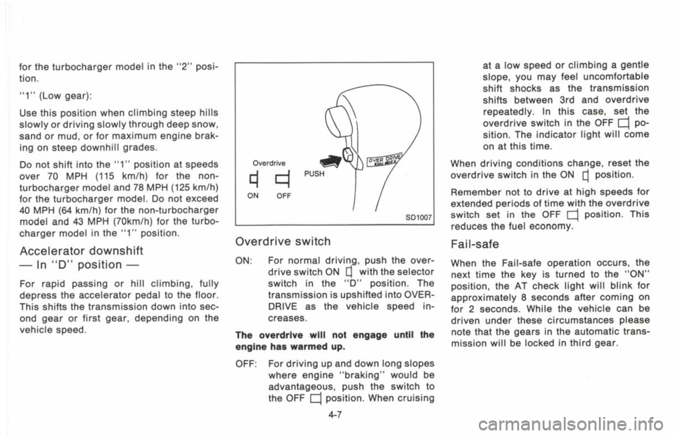 NISSAN 300ZX 1993 Owners Manual NISSAN 300ZX 1993 Owners Manual
