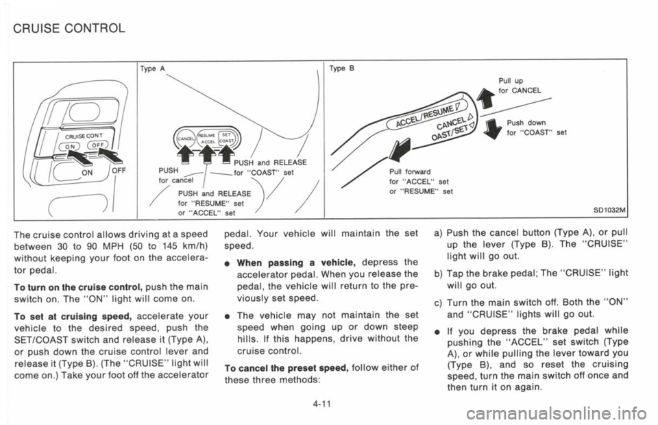 NISSAN 300ZX 1993 Owners Manual NISSAN 300ZX 1993 Owners Manual
