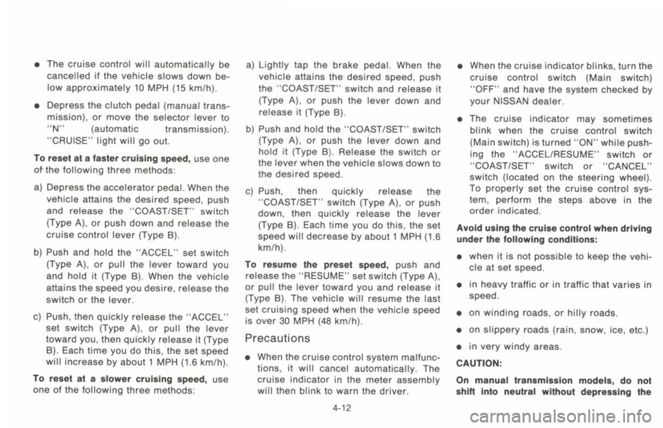 NISSAN 300ZX 1993 Owners Manual NISSAN 300ZX 1993 Owners Manual