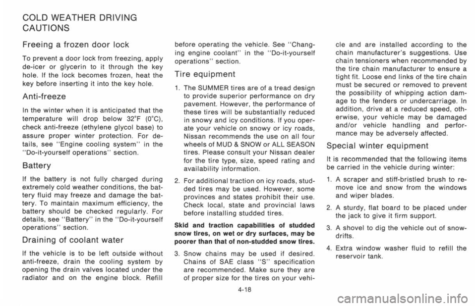 NISSAN 300ZX 1993  Owners Manual 