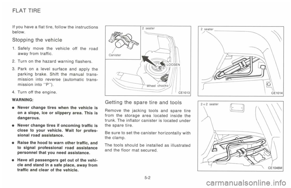 NISSAN 300ZX 1993  Owners Manual 