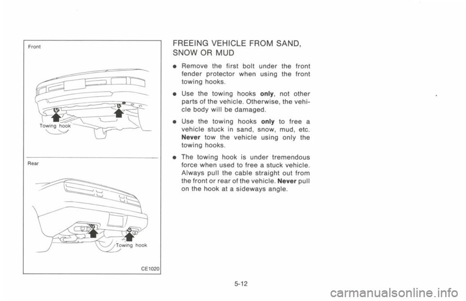 NISSAN 300ZX 1993 Owners Manual NISSAN 300ZX 1993 Owners Manual