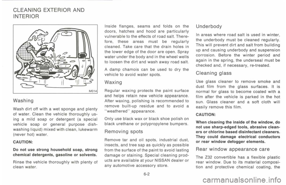 NISSAN 300ZX 1993 Owners Manual NISSAN 300ZX 1993 Owners Manual