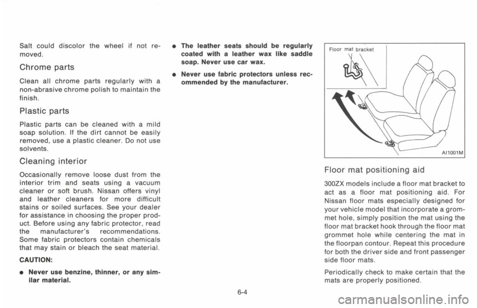 NISSAN 300ZX 1993 Owners Manual NISSAN 300ZX 1993 Owners Manual