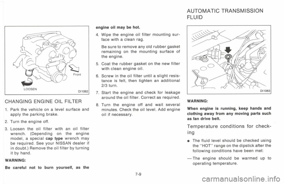 NISSAN 300ZX 1993 Owners Manual NISSAN 300ZX 1993 Owners Manual
