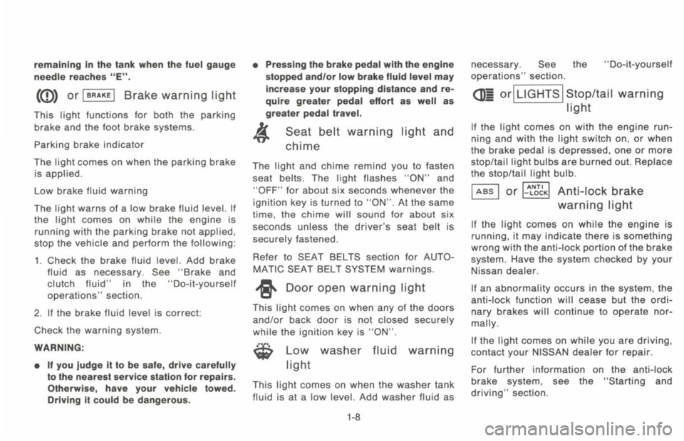 NISSAN 300ZX 1993 User Guide NISSAN 300ZX 1993 User Guide